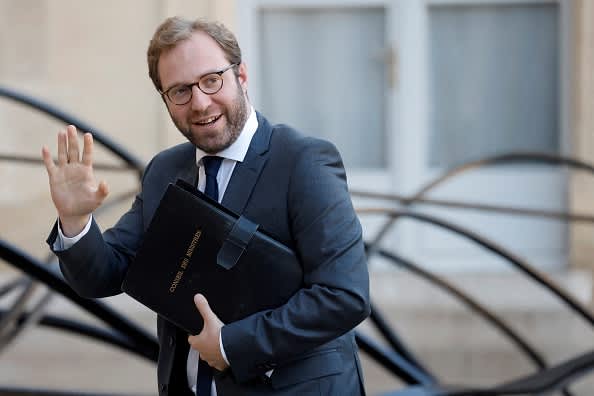 French Minister for the Economy, Finance and Industry Antoine Armand arrives at the Elysee presidential palace to attend the weekly cabinet meeting, during which France's 2025 budget was presented, on October 10, 2024 in Paris.