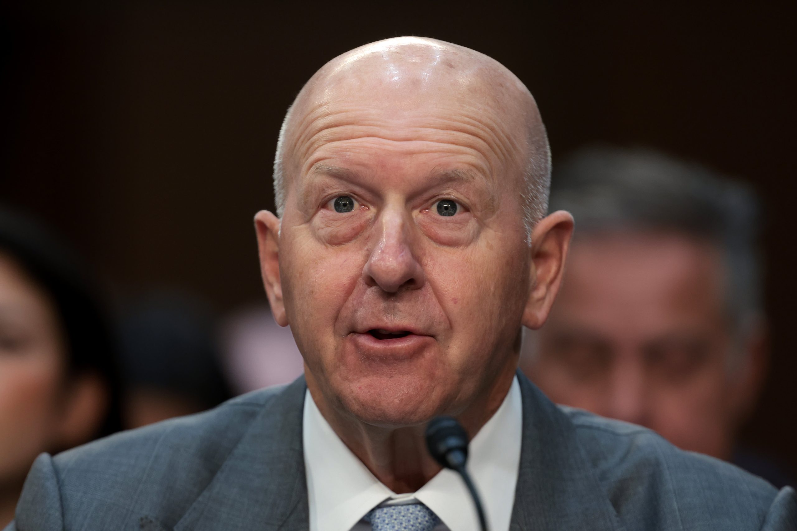 Goldman Sachs is about to report first-quarter earnings